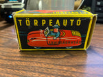 VTG 1960s Made in Hungary Lemez Torpeauto Tin Litho friction toy tested works