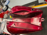 Lava Red Sunglo 2005 Ultra Classic Glide Gas Fuel Tank Harley FLH Bagger Touring