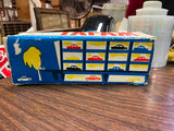 VTG 1960s USSR Tin wind up parking garage over under set w/ orig box missing key