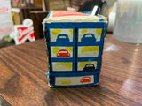 VTG 1960s USSR Tin wind up parking garage over under set w/ orig box missing key