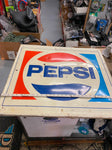 Vtg 1974 Pepsi Cola Tin Sign Advertising Soda 26x29 General Store Bar Collectibl