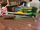 VTG 1960s USSR Tin wind up parking garage over under set w/ orig box missing key