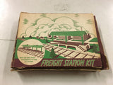 Vtg Plasticville train accessary freight station kit LM-3 Bachmann original box