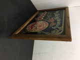 Mint ADOLPH COORS GOLDEN COLORADO "AMERICAS FINE LIGHT BEER" wood and glass sign