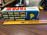 VTG 1960s USSR Tin wind up parking garage over under set w/ orig box missing key