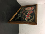 Mint ADOLPH COORS GOLDEN COLORADO "AMERICAS FINE LIGHT BEER" wood and glass sign