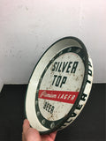 Vintage Silver Top Premium lager beer serving tray Duquesne Brewing Pittsburgh