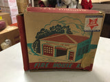 Vtg Plasticville fire house kit FH-4 Bachmann train set accessary original box
