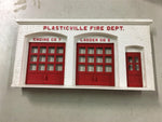 Vtg Plasticville fire house kit FH-4 Bachmann train set accessary original box