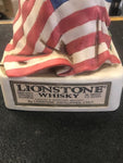 Vintage BETSY ROSS LIONSTONE WHISKY WHISKEY PORCELAIN DECANTER EMPTY