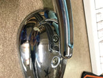 Harley Davidson Motor Cycle Teardrop Billet Mirror Beveled Arm Left Side