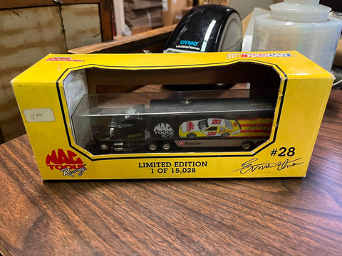 VTG 1990s Racing Champions Ernie Irvan #28 1/87 diecast transporter
