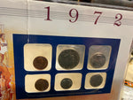 1972 Coin Set Mint Proofs Nixon Mark Spitz Mao Munich Olympics Display Lot colle