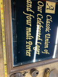 Michael Sheas Black Tan Beer Sign Man Cave Tavern Porter Lager Bar Room Framed