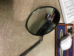 Nos Wps # 56-9858 Ea/Mirror Right Yamaha Black and Chrome Side View Mirror