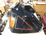 OEM 1981 Dark Blue Factory Kawasaki KZ1100-A RS Front End Fairing Headlight Turn