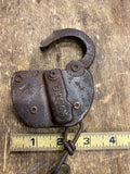 Vtg Railroad Lock Padlock 1800's B&O RR Antique Train Collector Adlake Works!