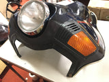 OEM 1981 Dark Blue Factory Kawasaki KZ1100-A RS Front End Fairing Headlight Turn