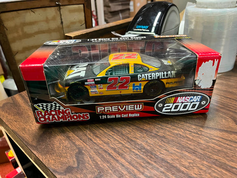 VTG 2000 Racing Champions NASCAR Ward Burton #22 1/24 Diecast car Caterpillar