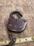 Vtg Railroad Lock Padlock 1800's B&O RR Antique Train Collector Adlake Works!