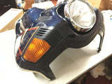 OEM 1981 Dark Blue Factory Kawasaki KZ1100-A RS Front End Fairing Headlight Turn