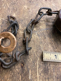 Vtg Railroad Lock Padlock 1800's B&O RR Antique Train Collector Adlake Works!