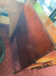 Antique Kids Child Roll top Desk Chair Vintage Wood Dolls Display Office Nice!