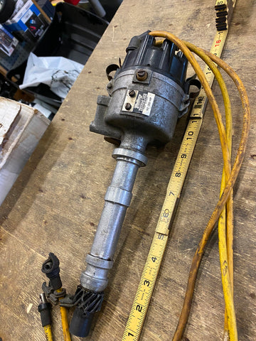 Vtg Mallory Dual Points Distributor Small Block Chevy Old Skool Hi Perf Hot Rod