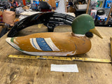 Vtg Wood Decoy Duck Hunting Display Man Cave Minnesota Mallard Antique