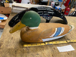 Vtg Wood Decoy Duck Hunting Display Man Cave Minnesota Mallard Antique