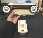 Vtg Michters Fleetwood Packard 1979 Empty Decanter Pot Still Sour Mash Whiskey