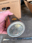 Boyers Metal Polish Cone Top Metal can Vtg Adverting Nice graphics Auto Gas Oil