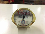 Coors Light Wind up desk shelf alarm clock Breweriana man cave décor Works