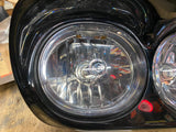 Headlight Assy Harley Road glide W visor Trim H4 Halogen FLTR 1998-2012 oem stoc