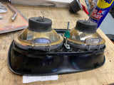 Headlight Assy Harley Road glide W visor Trim H4 Halogen FLTR 1998-2012 oem stoc