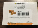 LINKERT CARBURETOR BELT BUCKLE 48-1645 NEW IN BOX