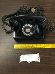 1940's BAKELITE ART DECO NORTH ELECTRIC GALION OHIO TELEPHONE ROTARY DIAL BLACK