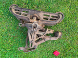 Vtg Hay Trolley Cast Iron Myers Farm Equipment Rural America Fancy 1890's Barn