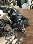 1940's BAKELITE ART DECO NORTH ELECTRIC GALION OHIO TELEPHONE ROTARY DIAL BLACK