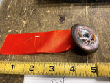 Vtg Glass IOOF Button Badge Emblem Fraternal Independent order Antique Decor!