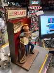 1950s blatz beer keg man banjo Back bar figure statue sign wisconsin Advertising