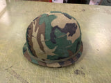 VTG original 1969 Vietnam War M1 Helmet ERDL camoflauge made by Motor Wheel