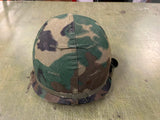 VTG original 1969 Vietnam War M1 Helmet ERDL camoflauge made by Motor Wheel