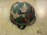 VTG original 1969 Vietnam War M1 Helmet ERDL camoflauge made by Motor Wheel