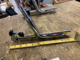 Heritage Softail Nostalgia Quick Detach Sissybar Backrest Harley FLSTN OEM W Pad