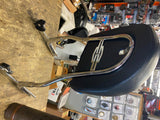 Heritage Softail Nostalgia Quick Detach Sissybar Backrest Harley FLSTN OEM W Pad