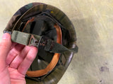 VTG original 1969 Vietnam War M1 Helmet ERDL camoflauge made by Motor Wheel