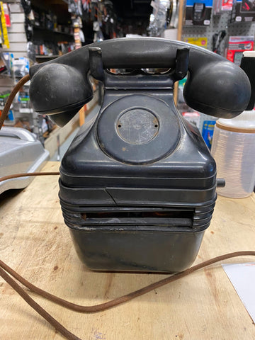 Vtg Beehive Telephone Warehouse Factory Kellogs Crank Bakelite 1940's Phone Coll