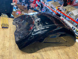 Vivid Black Silver Pin Rear Fender Harley FATBOY 11.5" Wide FLFB Nice!