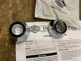 Front Chrome Tapered Axle Wheel Spacers Harley Dyna Wide Glide Fat Bob 2008^ OEM